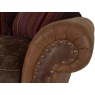 Carnegie 2 Seater Leather & Fabric Sofa