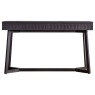 Gallery Direct Boho 2 Drawer Desk, Black