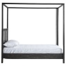 Gallery Direct Boho 4 Poster Super King Bed, Black Gallery Direct Boho 4 Poster Super King Bed, Black