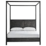 Gallery Direct Boho 4 Poster Super King Bed, Black