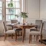 Gallery Direct Highgrove Extending Round Dining Table Gallery Direct Highgrove Extending Round Dining Table