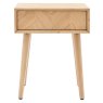 Gallery Direct Milano Side Table with Drawer Gallery Direct Milano Side Table with Drawer