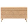 Gallery Direct Milano 6 Drawer Chest Gallery Direct Milano 6 Drawer Chest