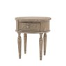Gallery Direct Rustique Round Side Table Gallery Direct Rustique Round Side Table