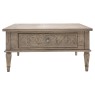 Gallery Direct Rustique Square 2 Drawer Coffee Table Gallery Direct Rustique Square 2 Drawer Coffee Table