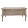 Gallery Direct Rustique Square 2 Drawer Coffee Table Gallery Direct Rustique Square 2 Drawer Coffee Table