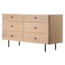 Gallery Direct Okayama 6 Drawer Chest Gallery Direct Okayama 6 Drawer Chest