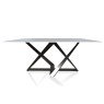 Bontempi Millennium 160cm Glass Fix Table Bontempi Millennium 160cm Glass Fix Table
