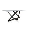 Bontempi Millennium 160cm Glass Fix Table Bontempi Millennium 160cm Glass Fix Table