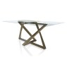Bontempi Millennium 180cm Fix Glass Table Bontempi Millennium 180cm Fix Glass Table