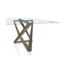 Bontempi Millennium 180cm Fix Glass Table Bontempi Millennium 180cm Fix Glass Table