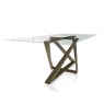 Bontempi Millennium 180cm Fix Glass Table Bontempi Millennium 180cm Fix Glass Table