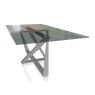 Bontempi Millennium 200cm Fix Glass Table Bontempi Millennium 200cm Fix Glass Table
