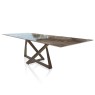 Bontempi Millennium 250cm Fix Glass Table Bontempi Millennium 250cm Fix Glass Table