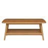 Malin Mid Century Modern Oak Coffee Table