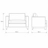 Gascoigne Heston 1.5 Seater Sofa Gascoigne Heston 1.5 Seater Sofa