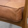 Gallery Direct Humber Mid-century Modern Armchair - Vintage Brown Leather Gallery Direct Humber Mid-century Modern Armchair - Vintage Brown Leather