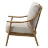 Reliant Mid-Century Modern Armchair | Natural Linen Reliant Mid-Century Modern Armchair | Natural Linen