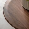 Gallery Direct Madrid Round Side Table, Walnut Gallery Direct Madrid Round Side Table, Walnut