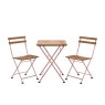 Breda Rose Folding Bistro Set Outdoor Breda Rose Folding Bistro Set Outdoor