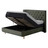 Tempur Arc King Ottoman Bed - Luxury Headboard Tempur Arc King Ottoman Bed - Luxury Headboard