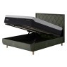 Tempur Arc Super King Ottoman Bed - Quilted Headboard Tempur Arc Super King Ottoman Bed - Quilted Headboard