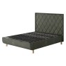 Tempur Arc Super King Ottoman Bed - Quilted Headboard Tempur Arc Super King Ottoman Bed - Quilted Headboard