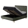 Tempur Arc Super King Ottoman Bed - Quilted Headboard Tempur Arc Super King Ottoman Bed - Quilted Headboard