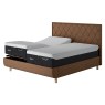 Tempur Arc Super King Adjustable Disc Divan Bed Base - Quilted Headboard Tempur Arc Super King Adjustable Disc Divan Bed Base - Quilted Headboard