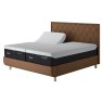 Tempur Arc Super King Adjustable Disc Divan Bed Base - Quilted Headboard Tempur Arc Super King Adjustable Disc Divan Bed Base - Quilted Headboard