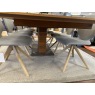 Venjakob Piazza 1.9m to 2.9m Extending Dining Table & 4 Arne Wild oak light oiled chairs in two tone Venjakob Piazza 1.9m to 2.9m Extending Dining Table & 4 Arne Wild oak light oiled chairs in two tone