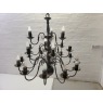 Impex Flemish Chandelier in Gunmetal