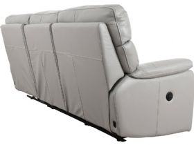 Scott grey leather sofa power manual and fixed options available