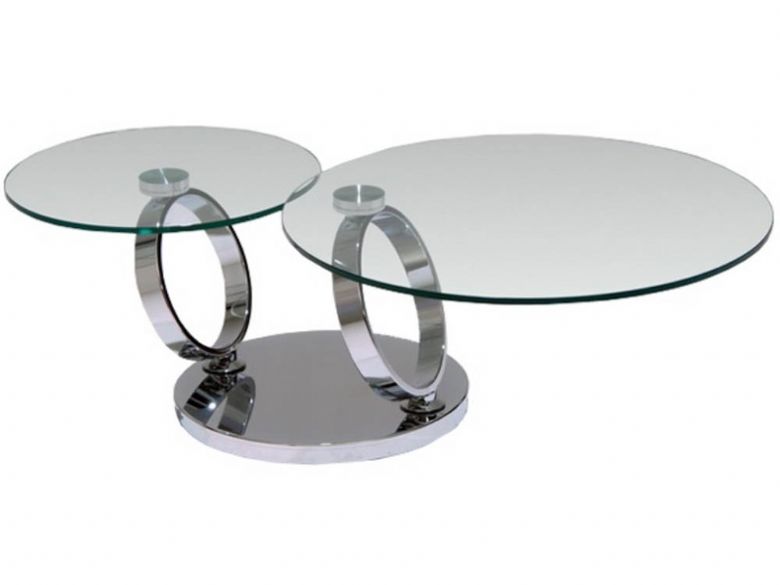 Spin Coffee Table Lee Longlands, Twist Glass Coffee Table