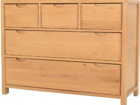 Ercol Bosco 5 drawer oak chest