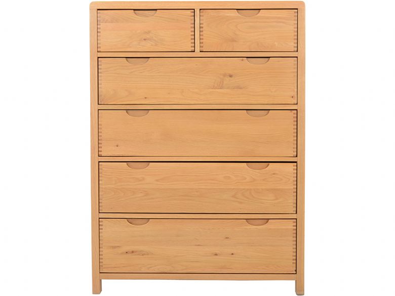Ercol Bosco 2 over 4 chest of drawers