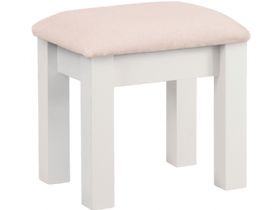 Cleveland Painted Stool With Fabric Seat Pad