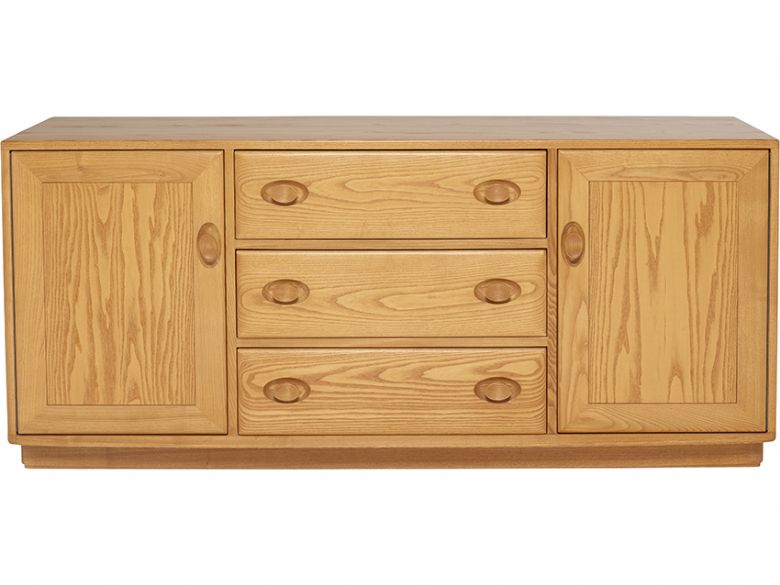 Ercol Windsor 2 door, 3 drawer sideboard