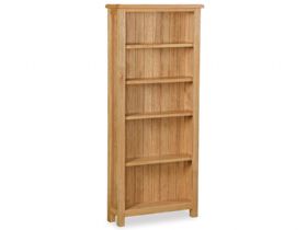 Fairfax Compact Oak Large Bookcase