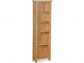 Fairfax Compact Oak Slim Bookcase