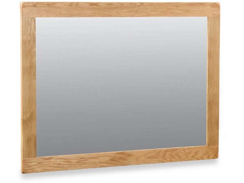 Oak mirror