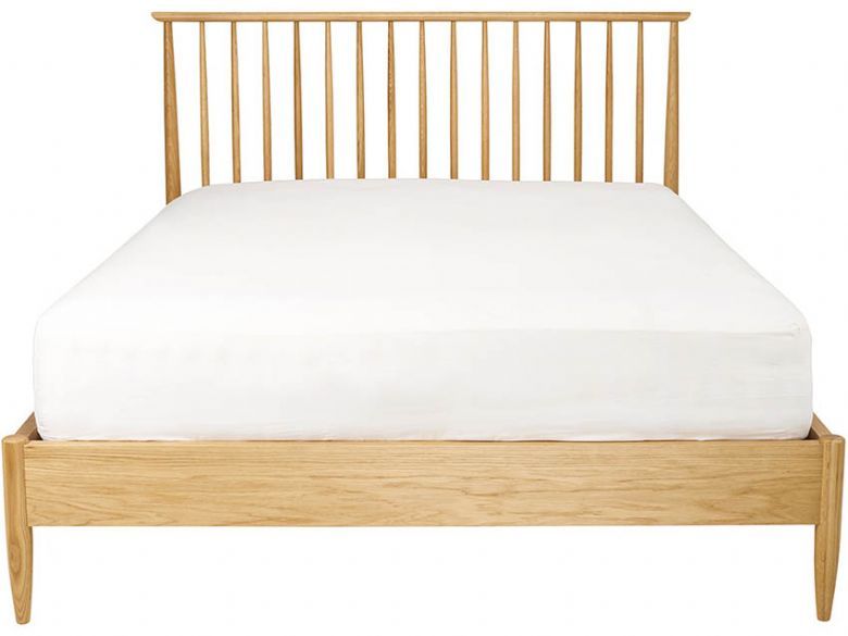 Ercol Teramo double bed with spindle headboard