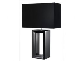 Black Mirror Tall Table Lamp