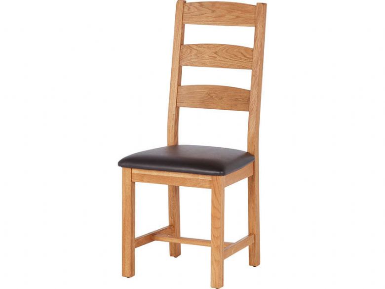 Ladder Back Chair with PU Seat