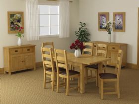 Fairfax Compact Oak Dining Range