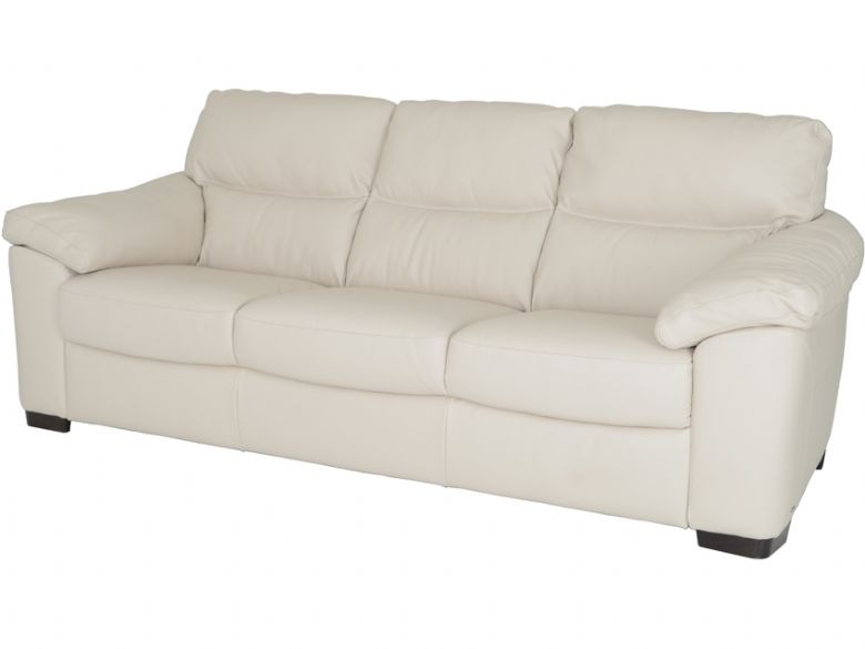 Cosmos cream leather sofa
