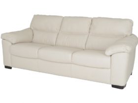 Cosmos cream leather sofa