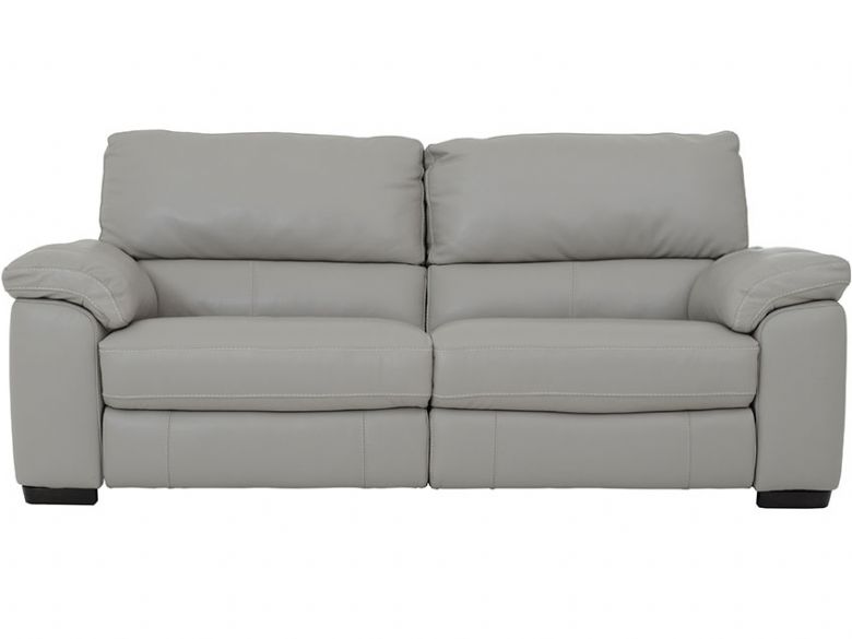 Rosie 2.5 seater leather sofa with manual recliners