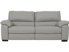 Rosie 2.5 seater leather sofa  in silver grey