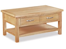 Stonehouse Oak Coffee Table With Drawer
